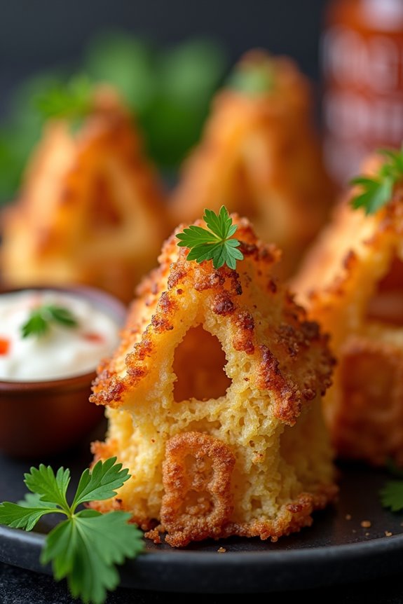 crispy halloween themed hash browns