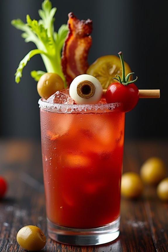 customizable halloween bloody marys