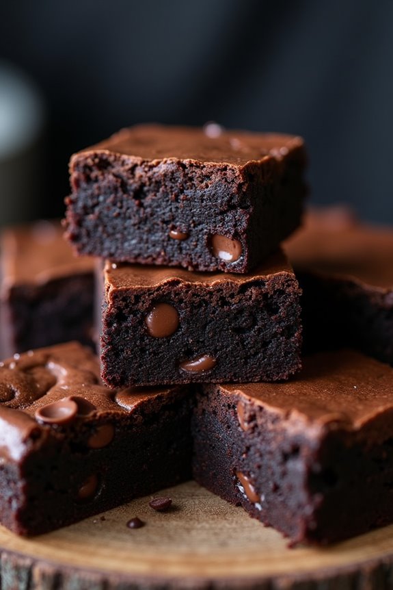 decadent halloween espresso brownies