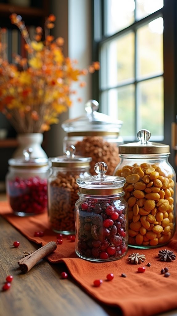 decorative jars for storage