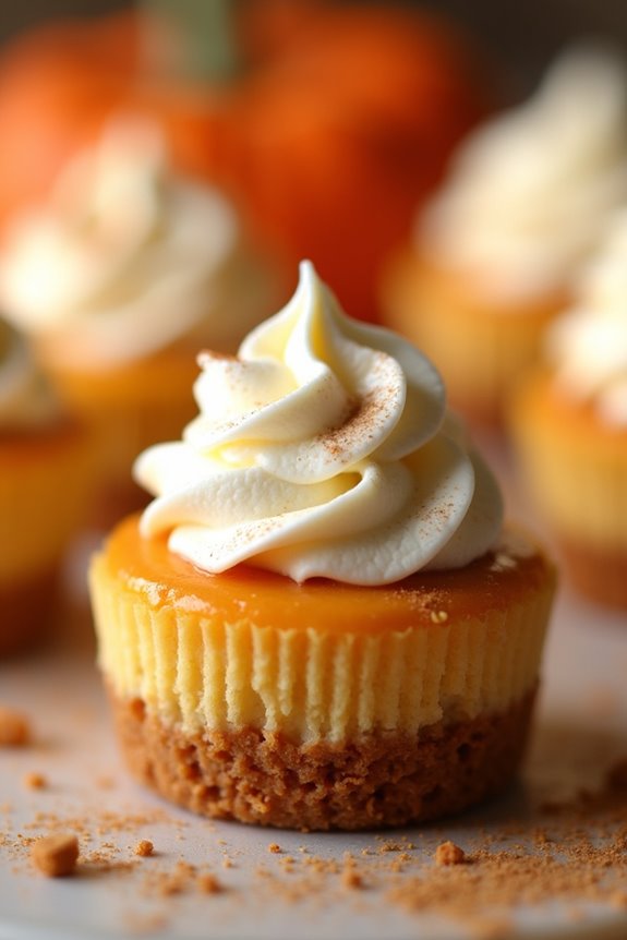 delicious pumpkin cheesecake treats