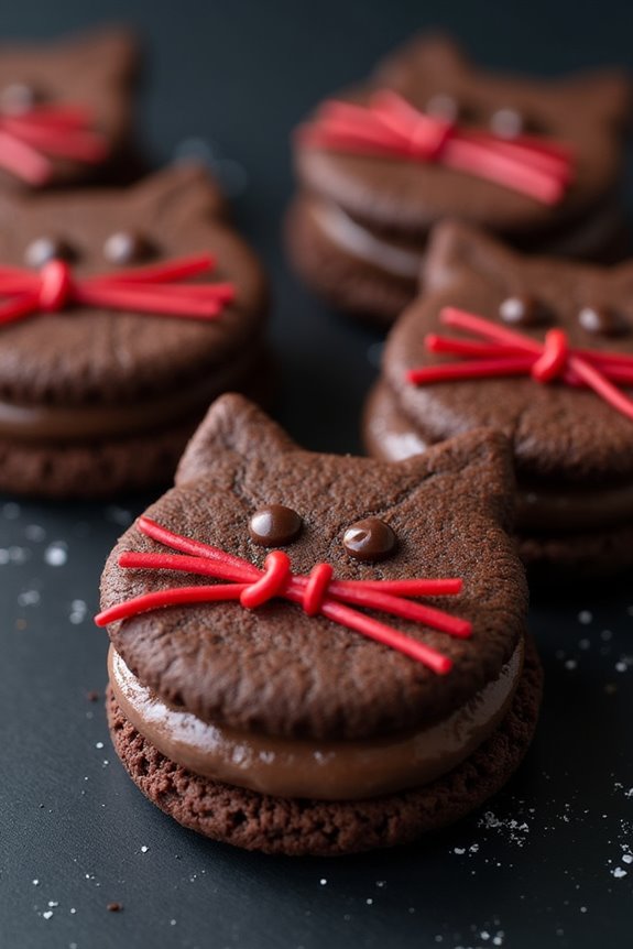 delightful halloween sandwich cookies