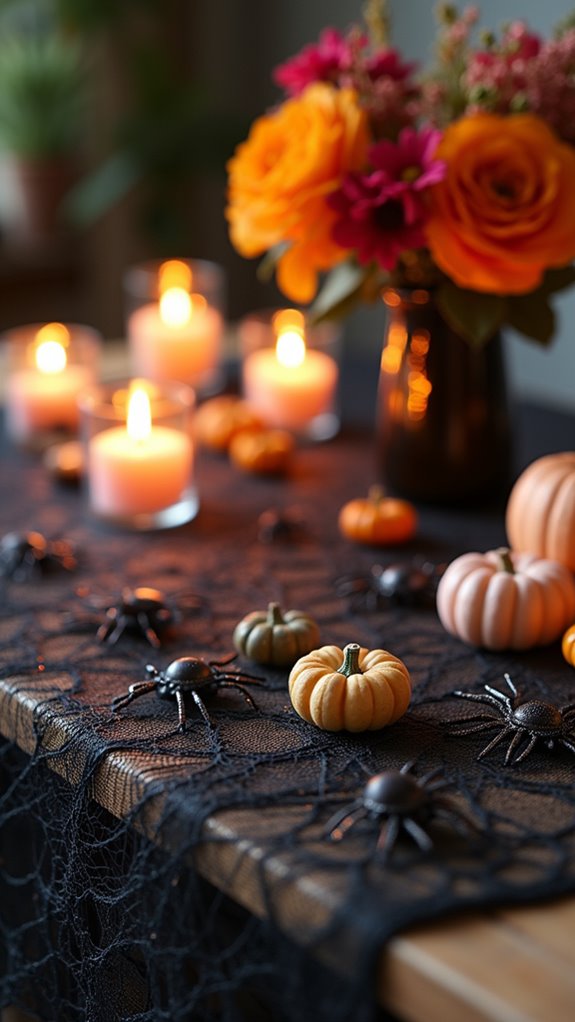 diy spooky table decor