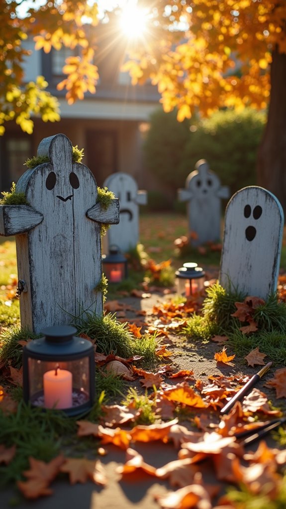 diy spooky yard decor