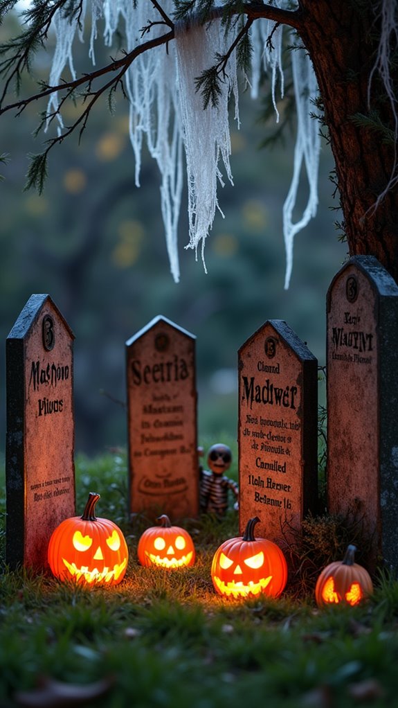 diy spooky yard decorations
