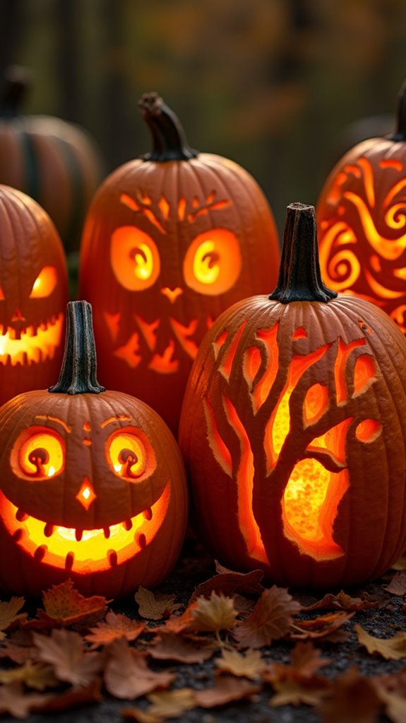 dynamic pumpkin carving designs