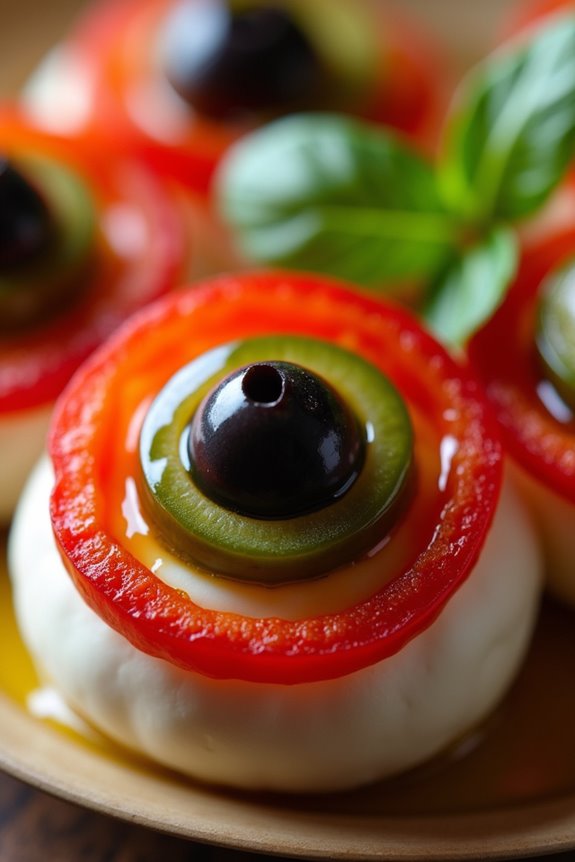 eerie edible halloween appetizer