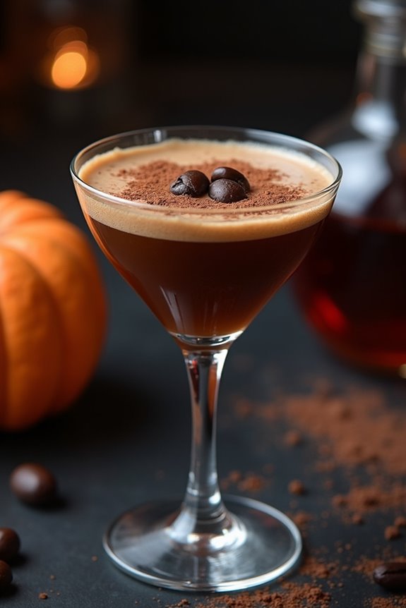 eerie espresso rum martini