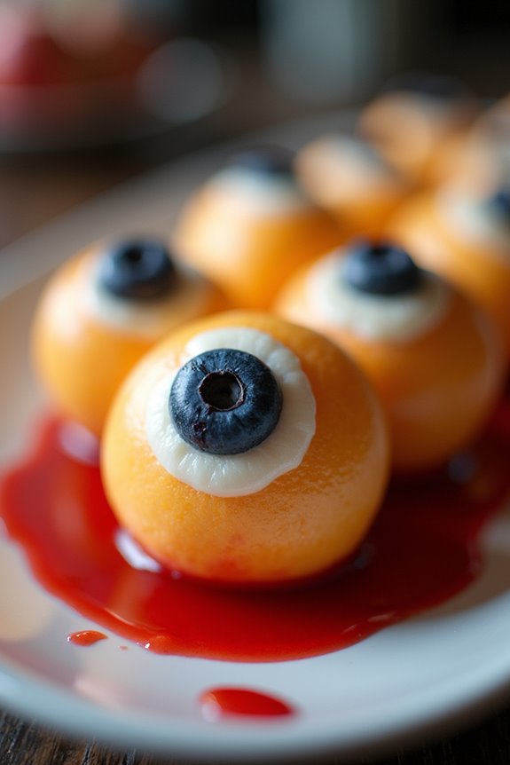eerie eyeball melons recipe