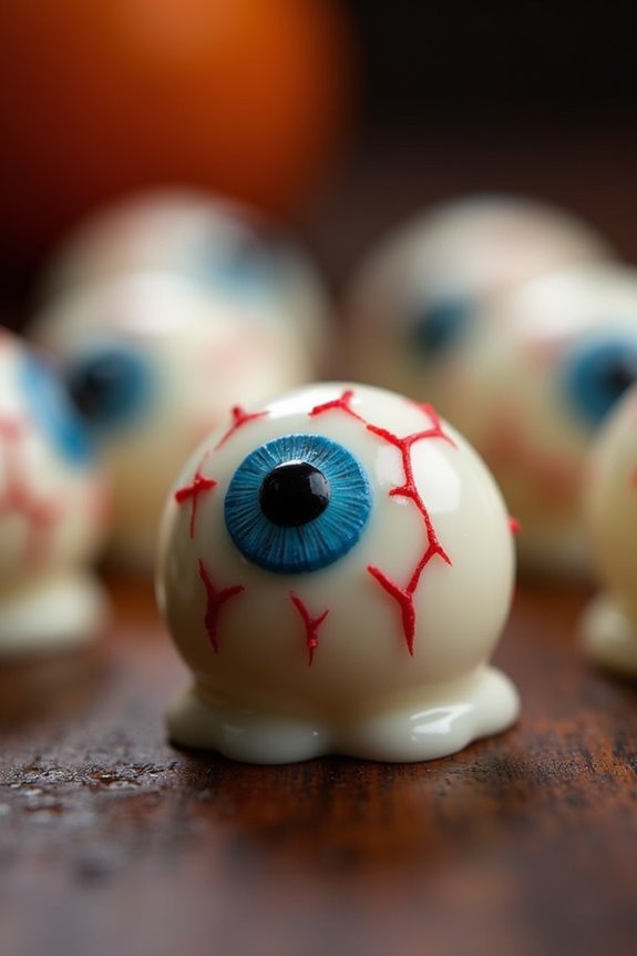 eerie eyeball truffles delight
