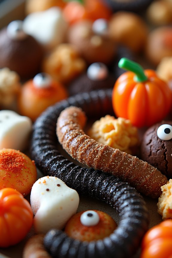 eerie halloween candy board