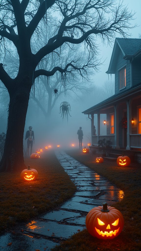 eerie halloween fog ambiance