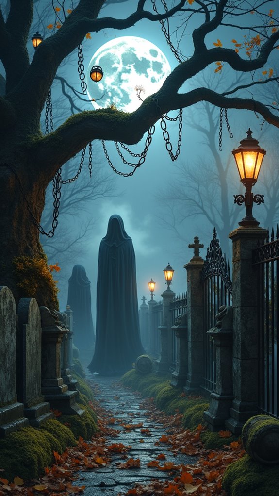 eerie halloween graveyard transformation
