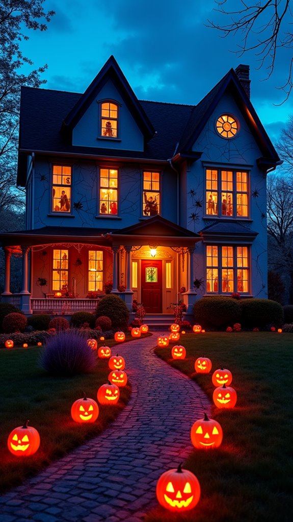 eerie led halloween ambiance