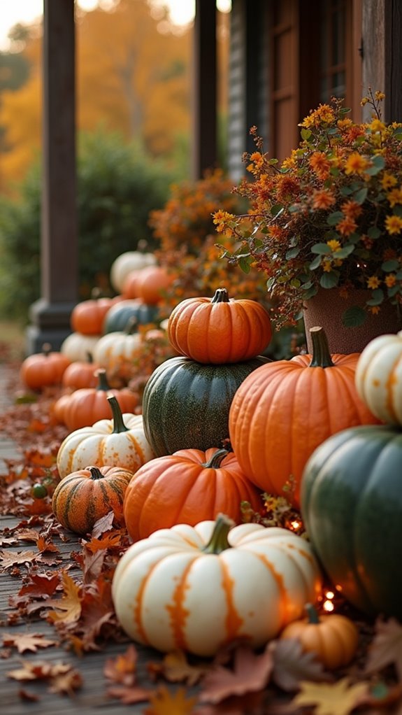 elegant fall dining display