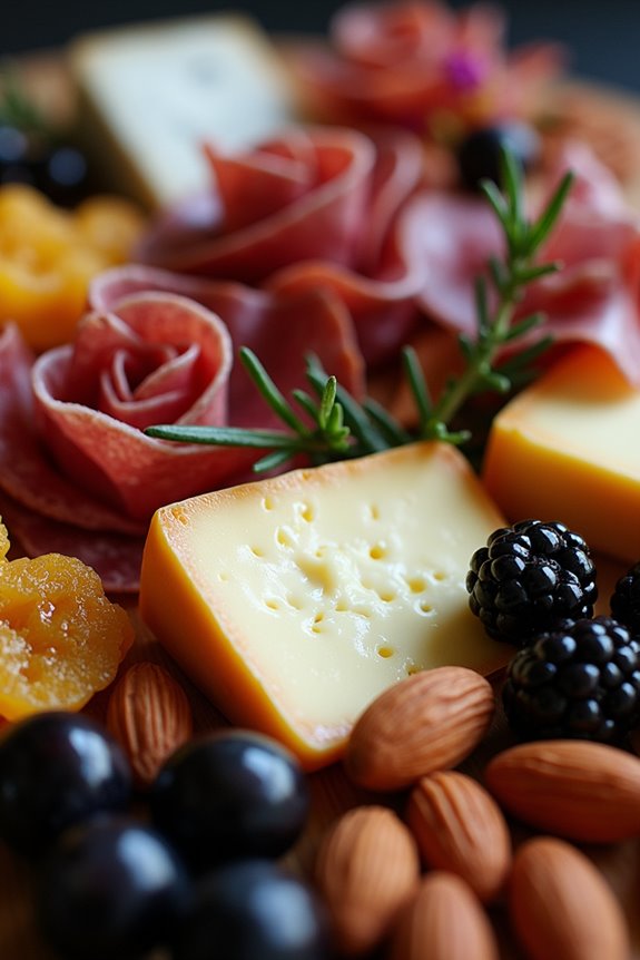 elegant halloween charcuterie board
