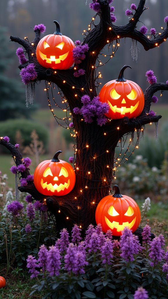 elegant halloween floral arrangements