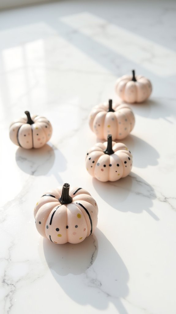 elegant minimalist pumpkin art