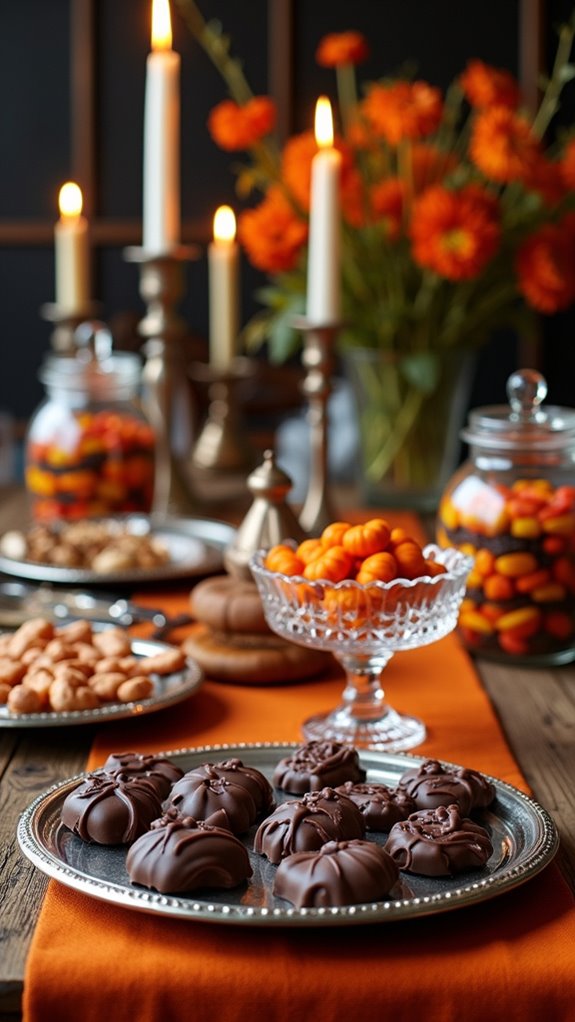 elegant serveware enhances presentation