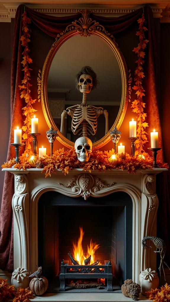 elegant skeleton decor fusion