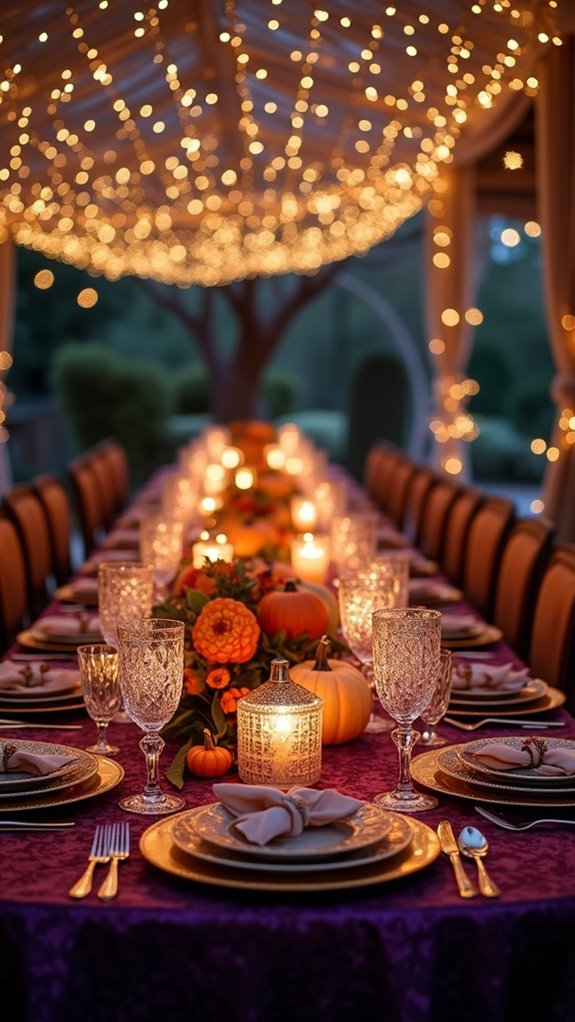 enchanted halloween tablescape magic