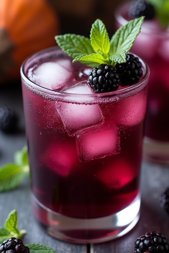 enchanting halloween blackberry drink