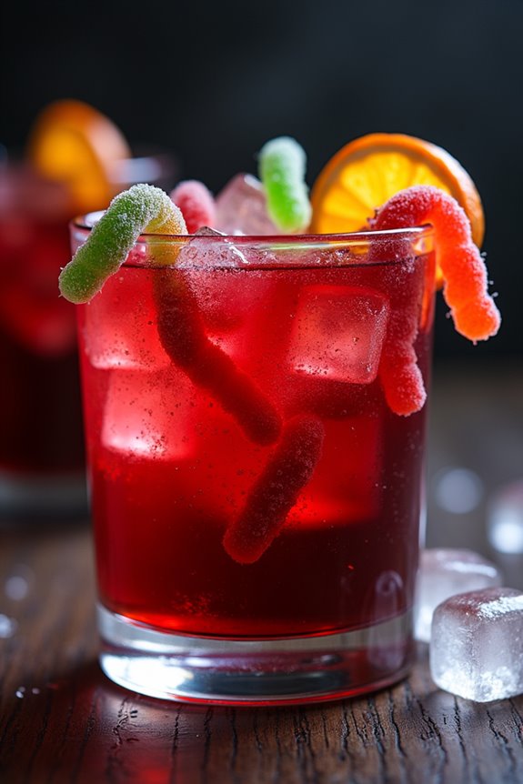 enchanting halloween cocktail punch