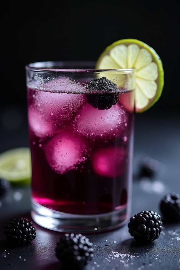 enchanting halloween gin cocktail