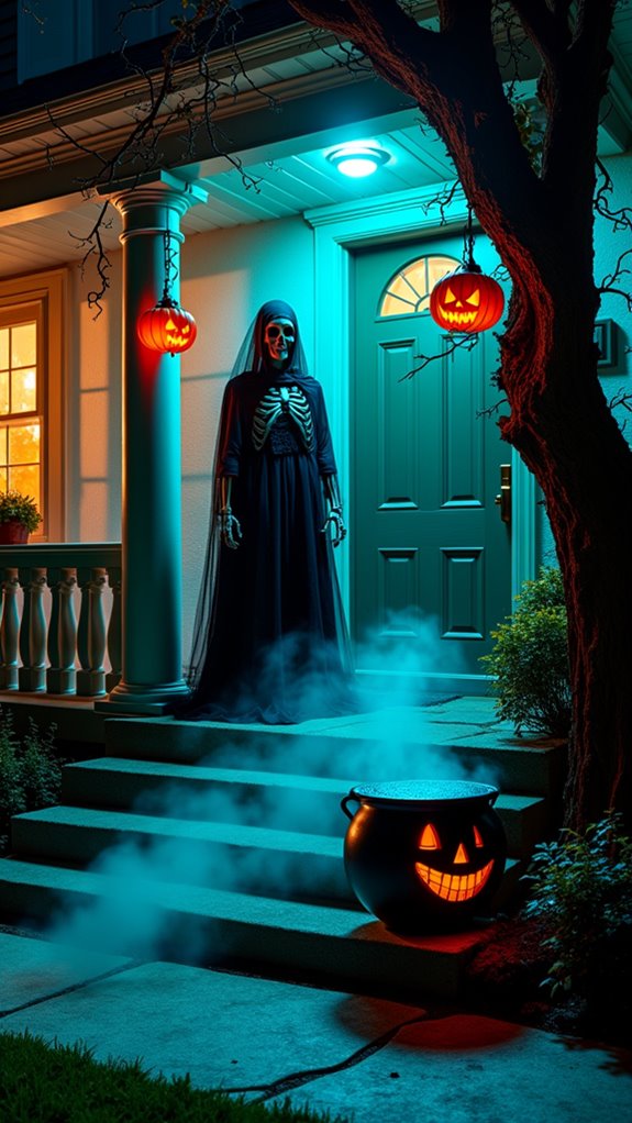 enchanting halloween light displays