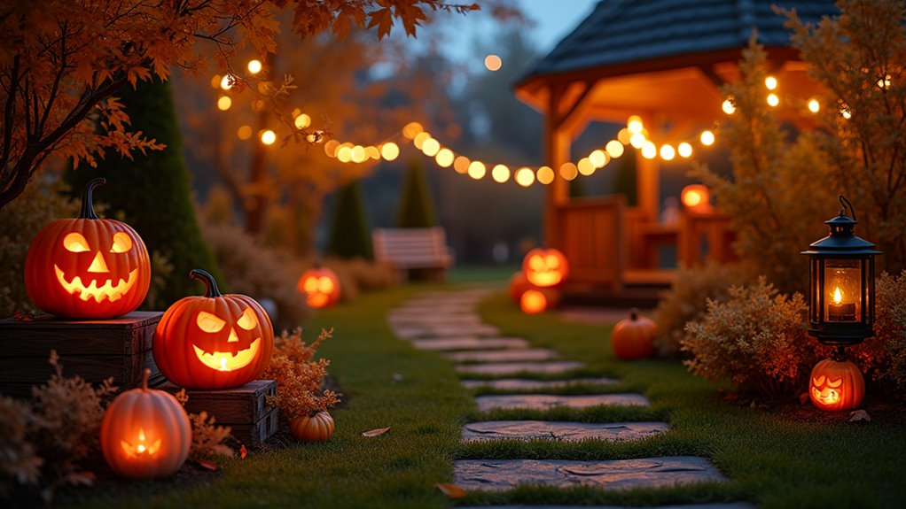 enchanting halloween outdoor lights