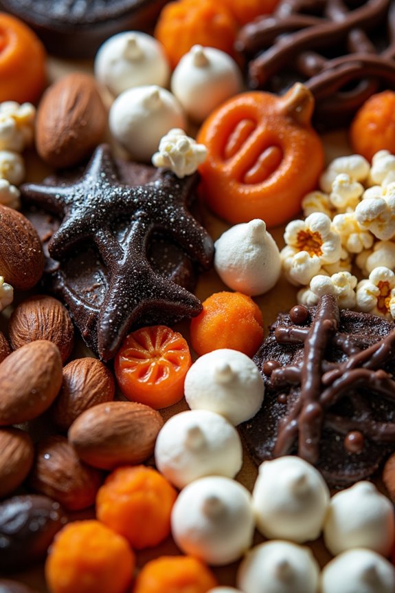 enchanting halloween snack board