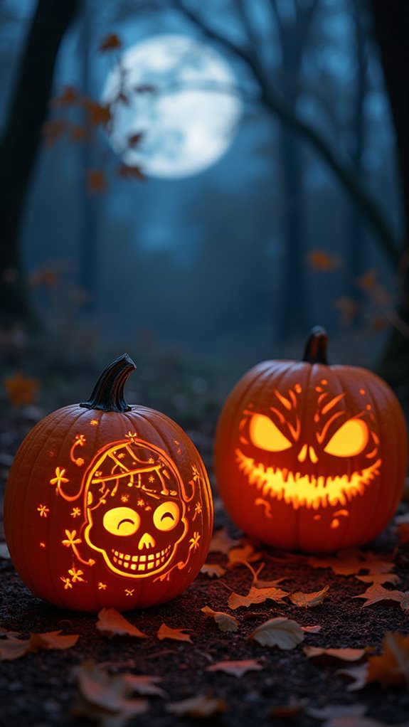 enchanting pumpkin moon designs