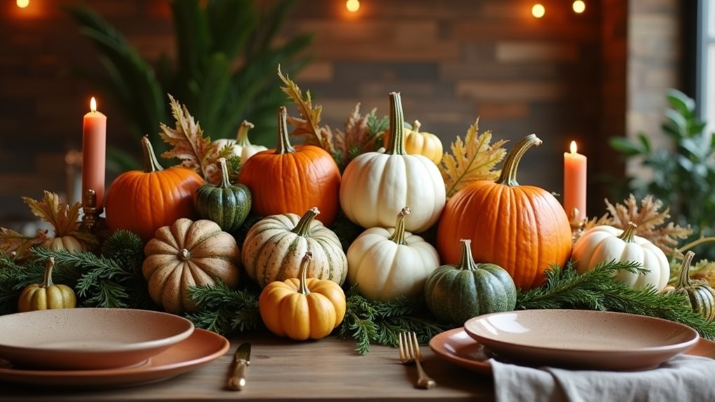 fall pumpkin centerpiece ideas
