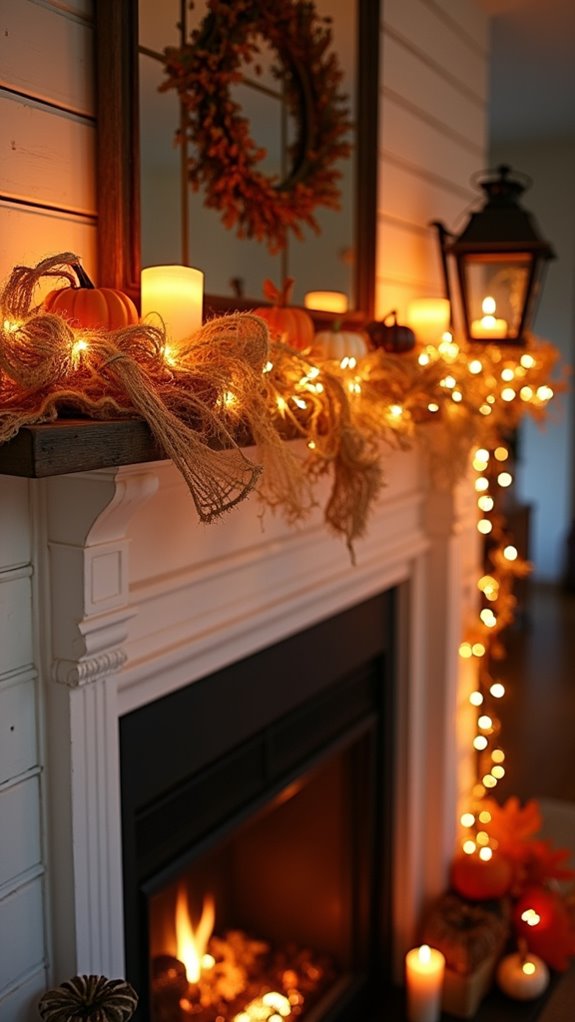 farmhouse halloween decoration garland