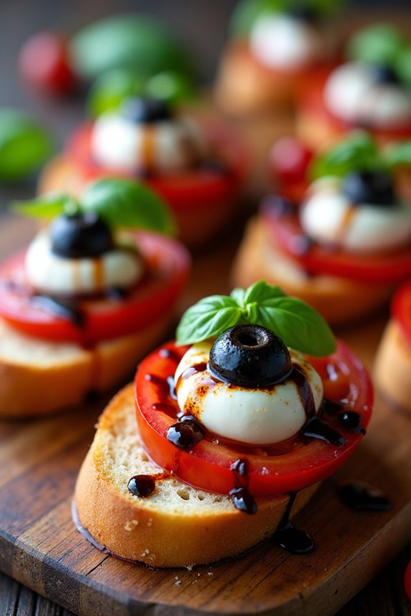 festive halloween eyeball appetizer