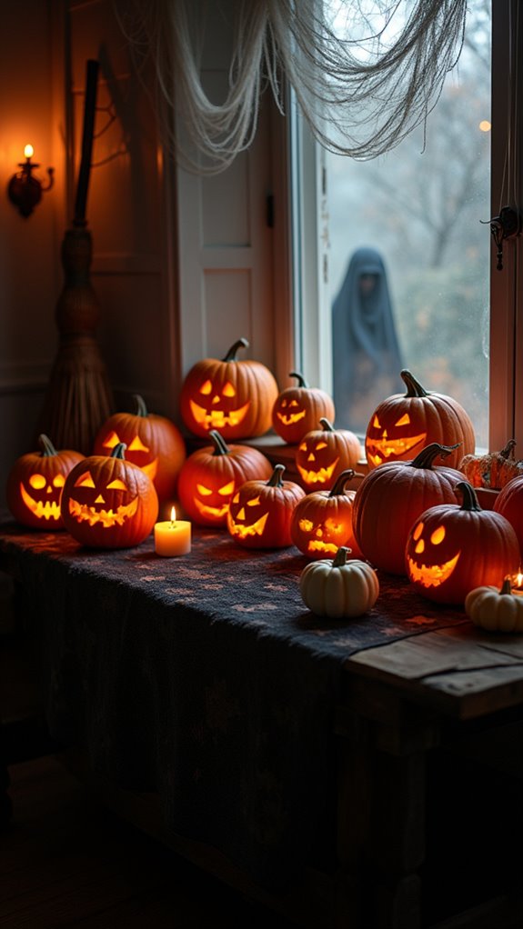 festive pumpkin decor accents