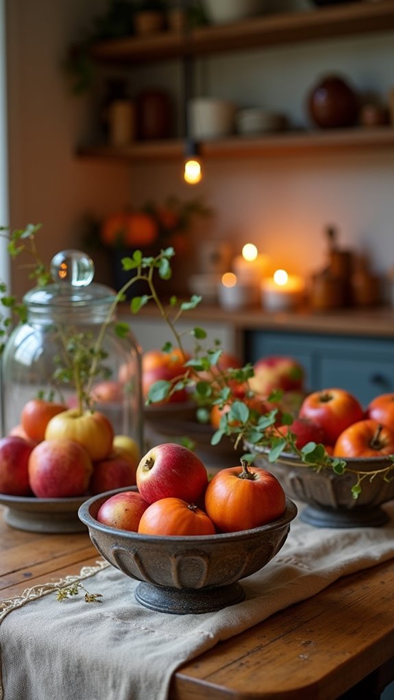 festive seasonal fruit display