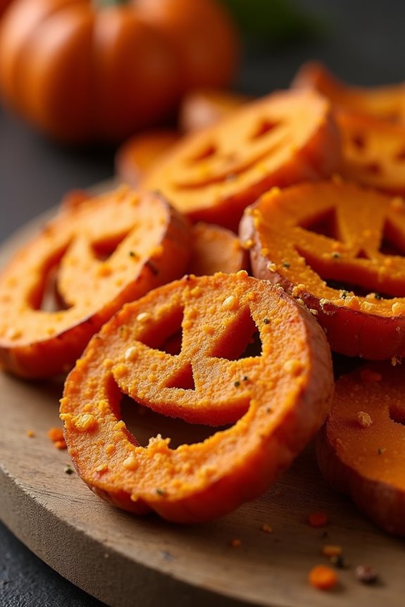 festive sweet potato fries