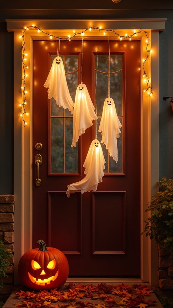 floating ghosts and bats