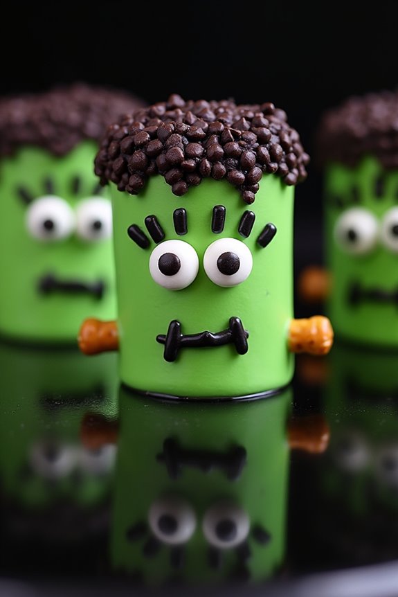 frankenstein marshmallow pops recipe
