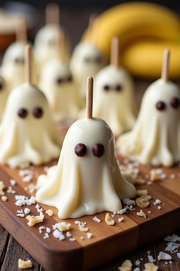 ghostly banana pops recipe