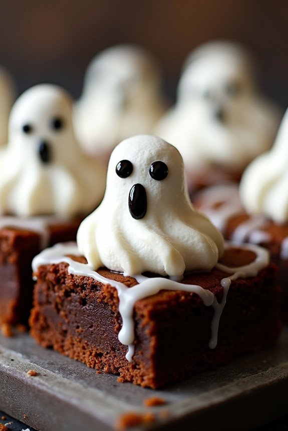 ghostly brownie bars recipe