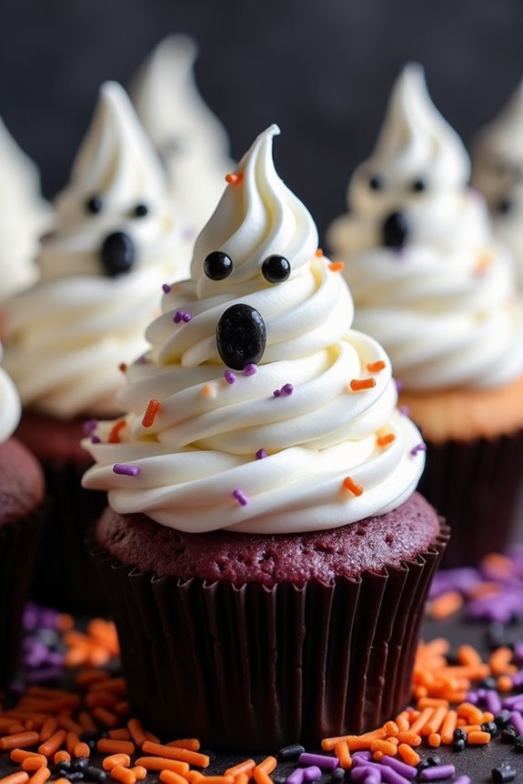 ghostly cupcake tower delight