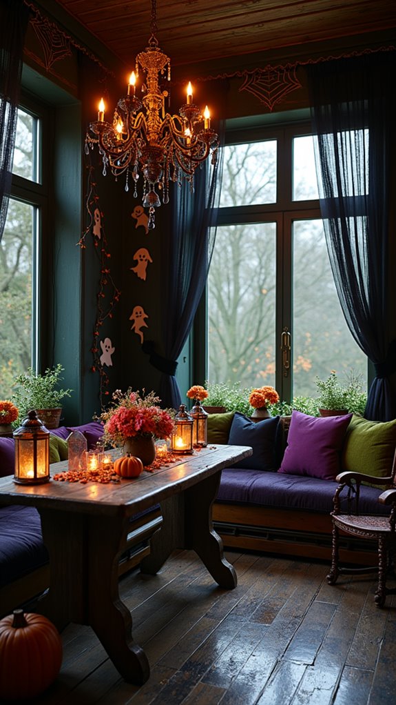 ghostly garden room decor