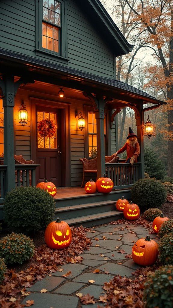 ghostly lanterns for halloween