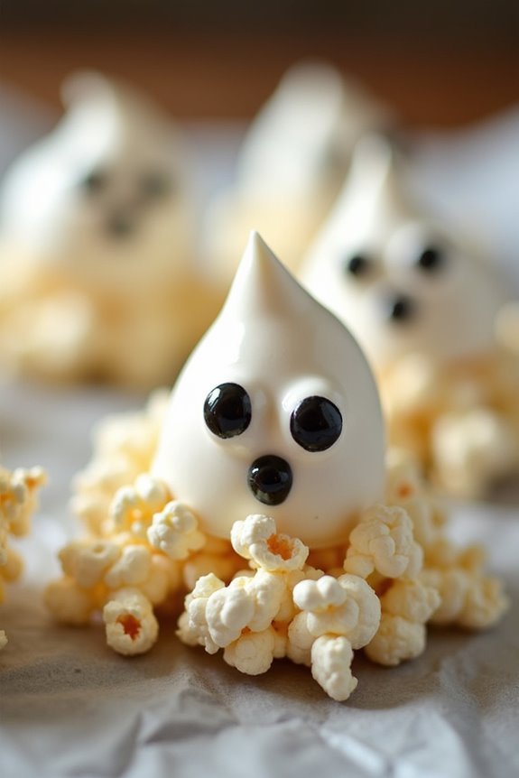 ghostly popcorn balls recipe