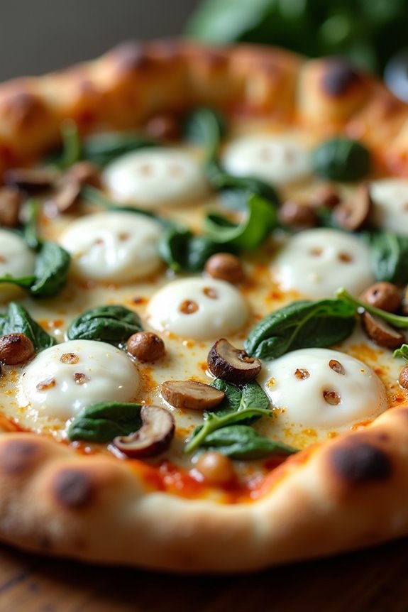 ghostly white pizza delight