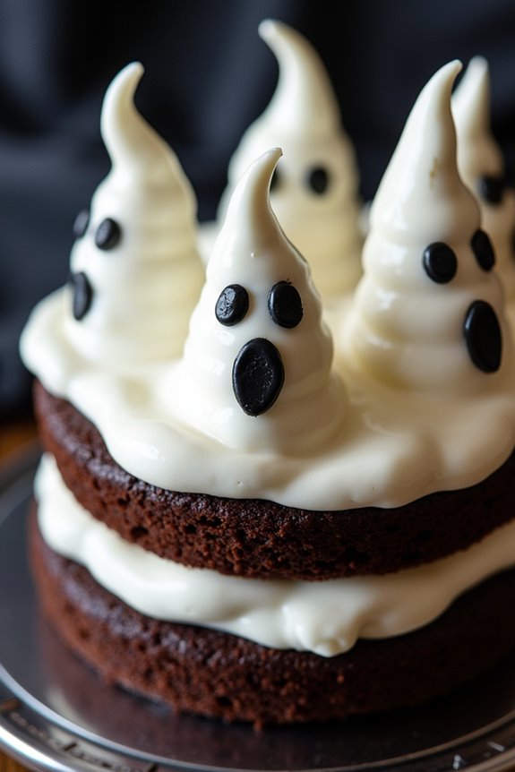 ghoulish ghost cake recipe