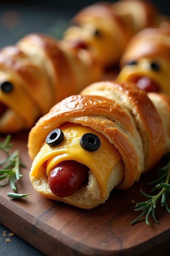 ghoulishly delightful halloween hot dogs