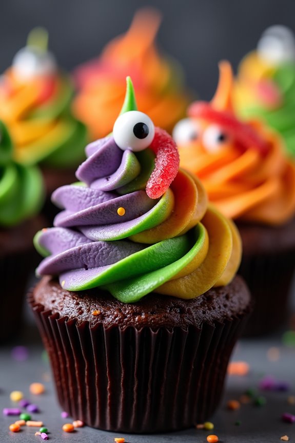 ghoulishly good halloween cupcakes